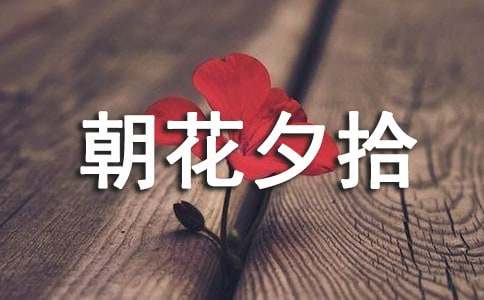 朝花夕拾的读后感集合15篇