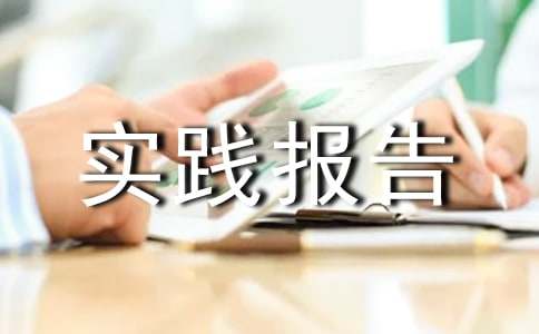 精选暑期实践报告汇总8篇